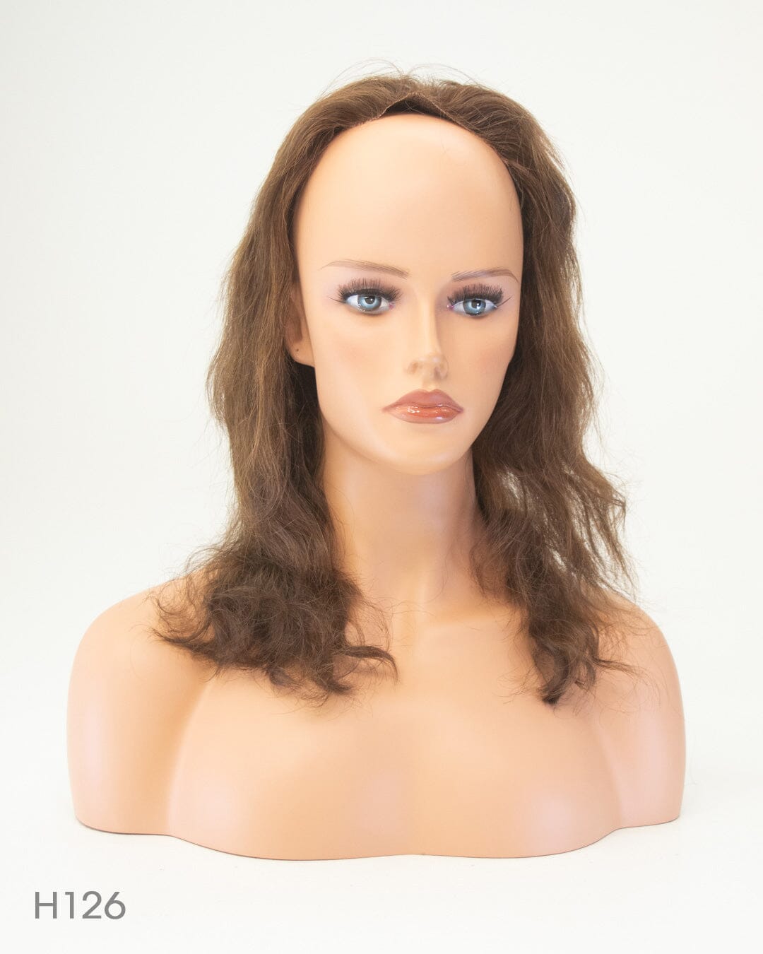 Med Brown 45cm Lace Front Human Hair Wig