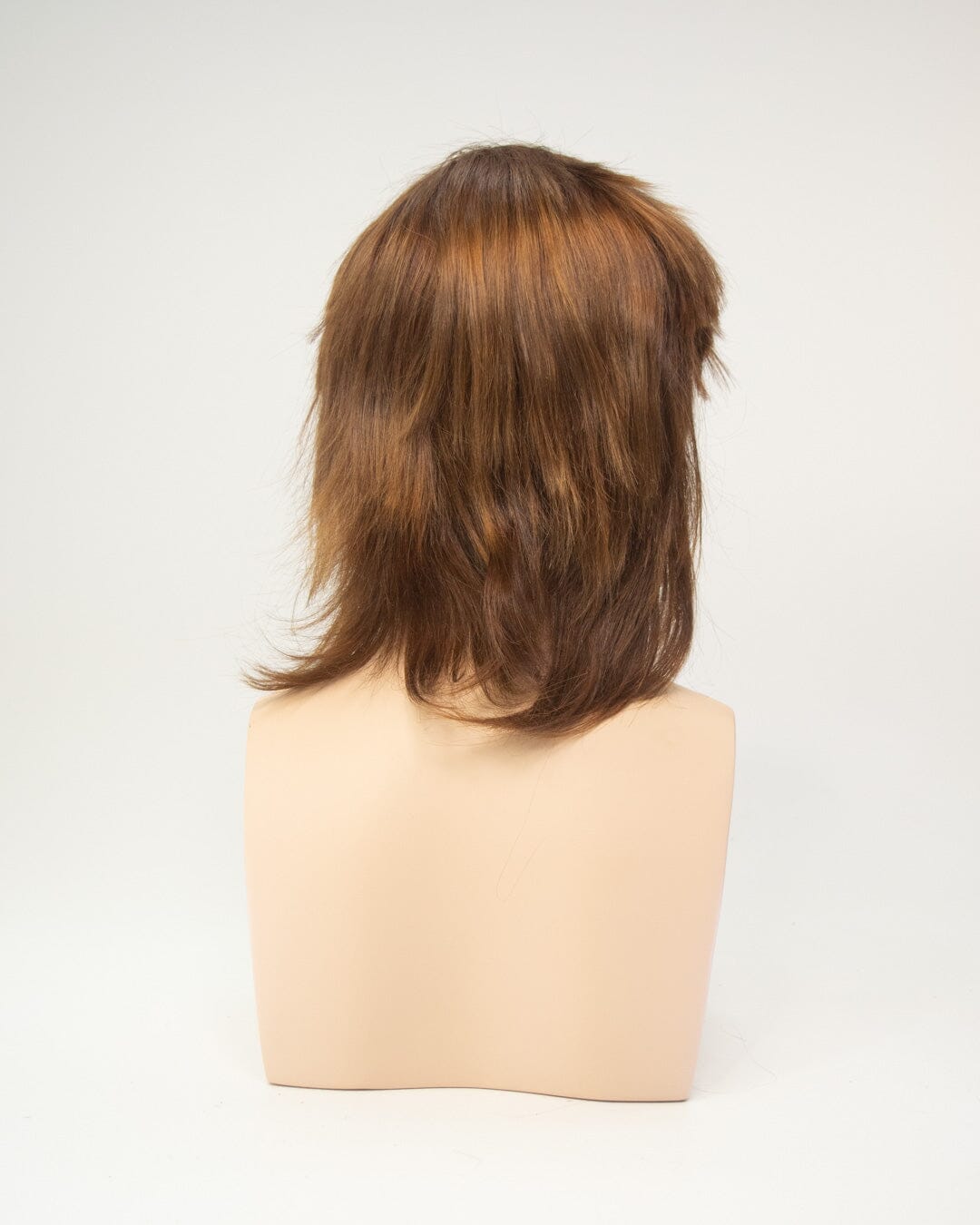 Medium Brown 40cm Lace Front Human Hair Wig