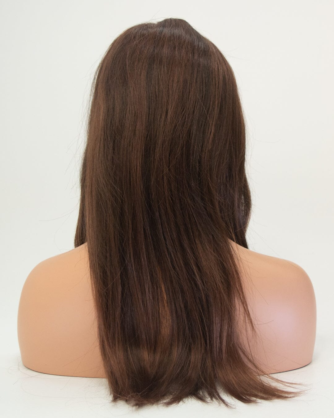 Medium Brown 55cm Synthetic Hair Wig