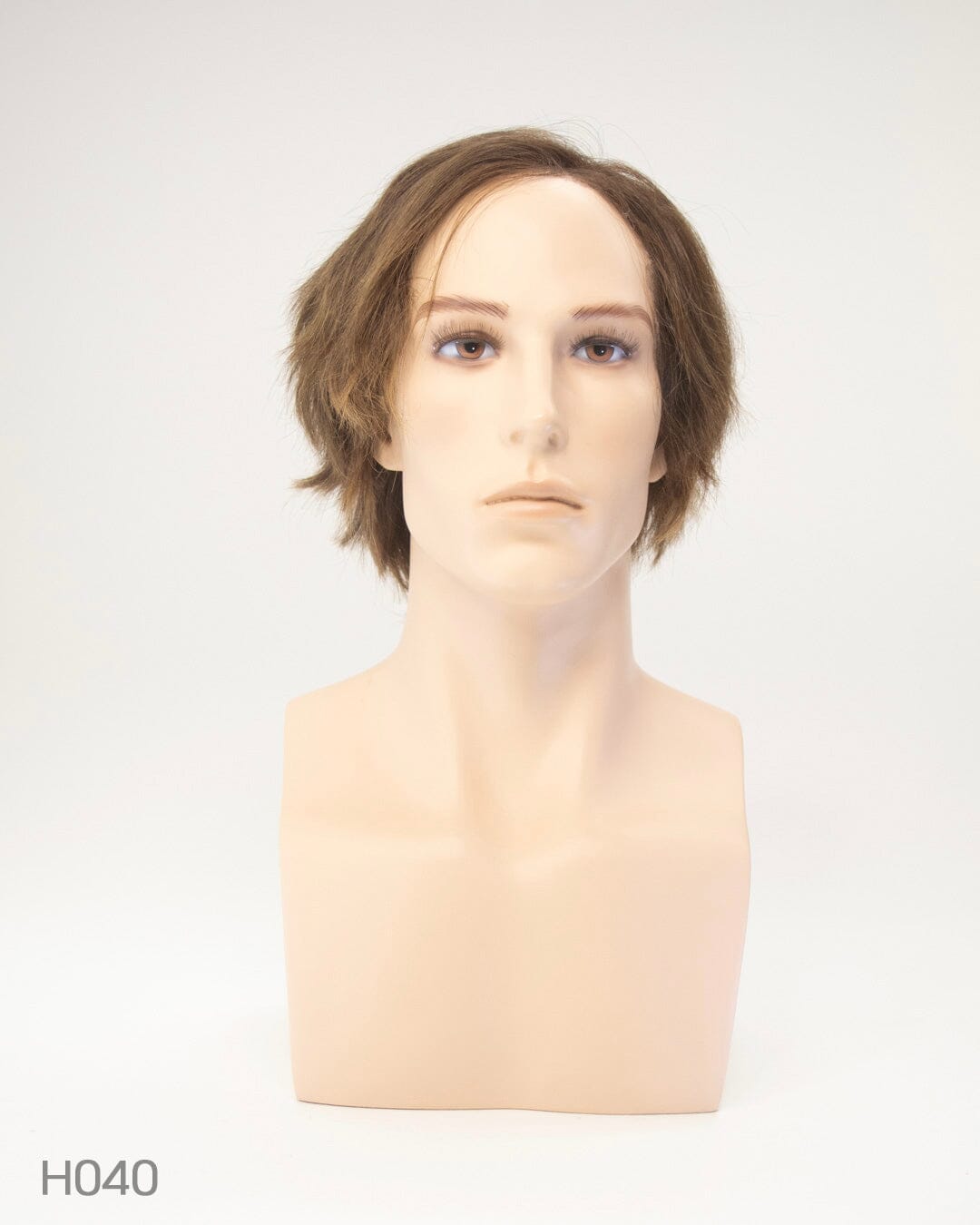 Mid Brown 35cm Lace Front Human Hair Wig