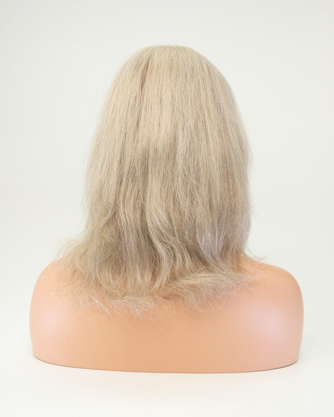 Mousey Grey 40cm Lace Front Human Hair Wig