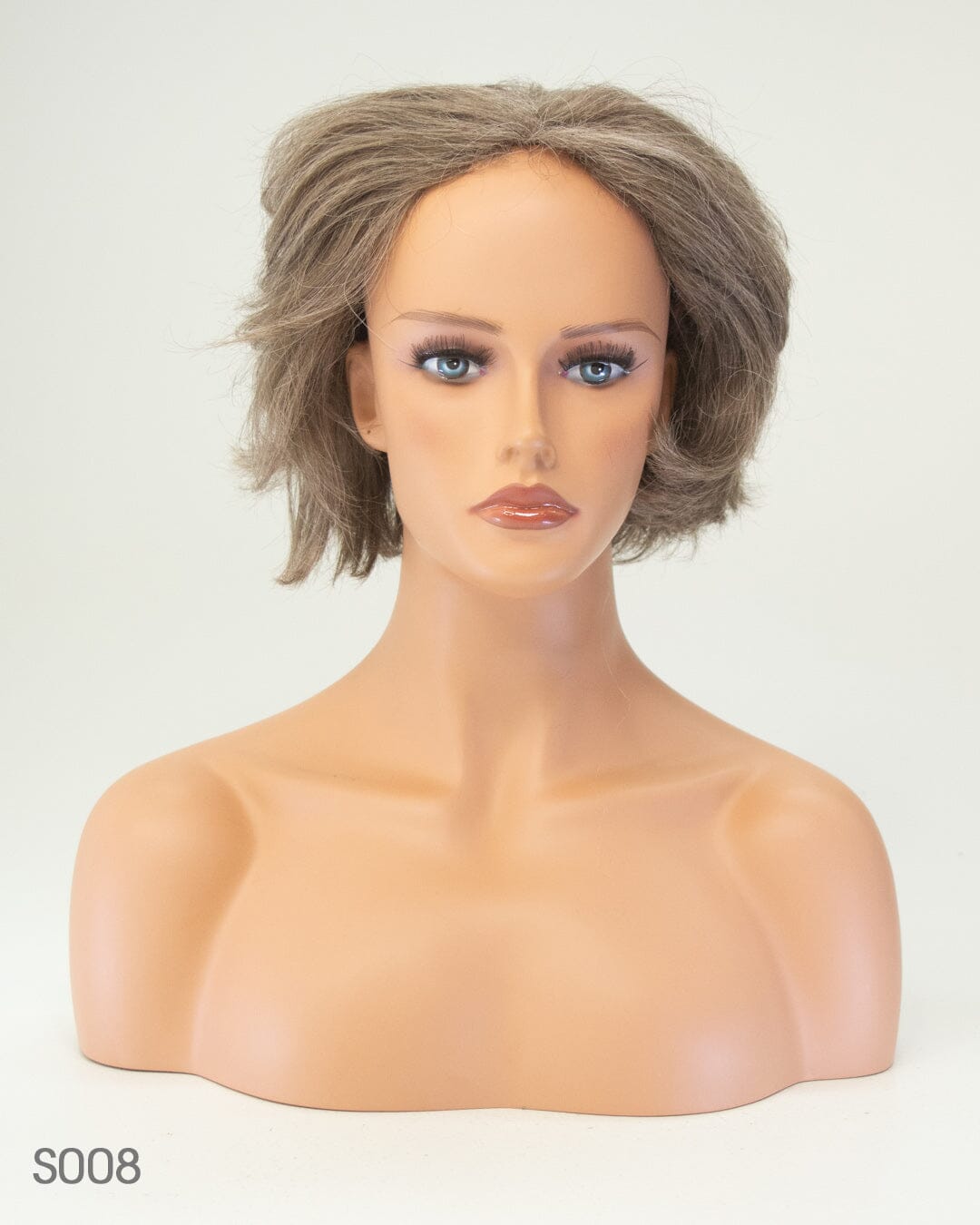 Mousey Grey Brown 25cm Synthetic Hair Wig