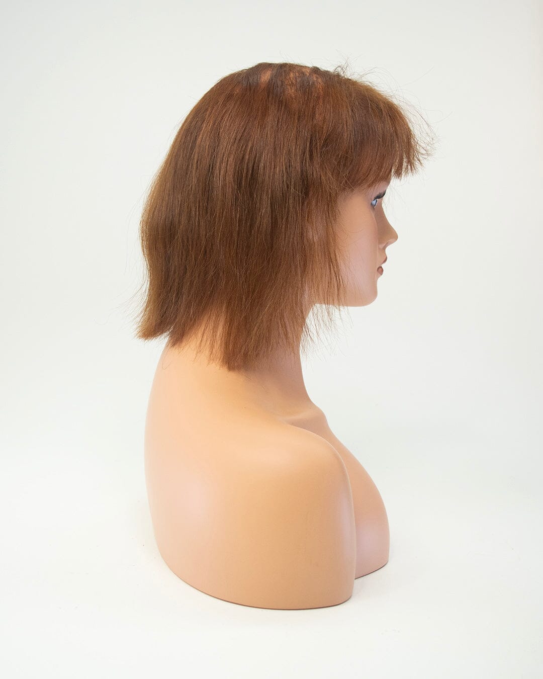 Red Brown 30cm Lace Front Human Hair Wig