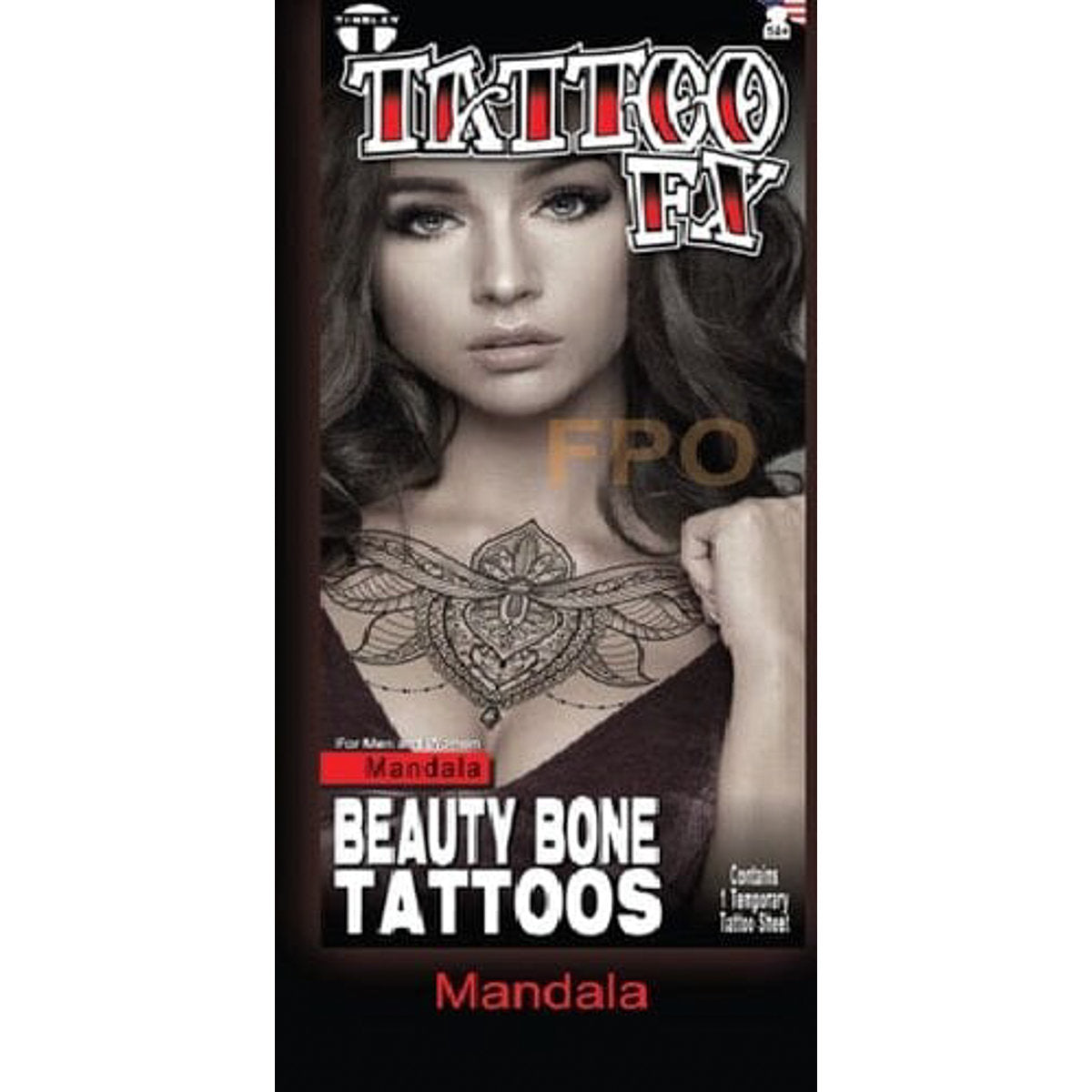Temporary Tattoos- Beauty Bones Mandala