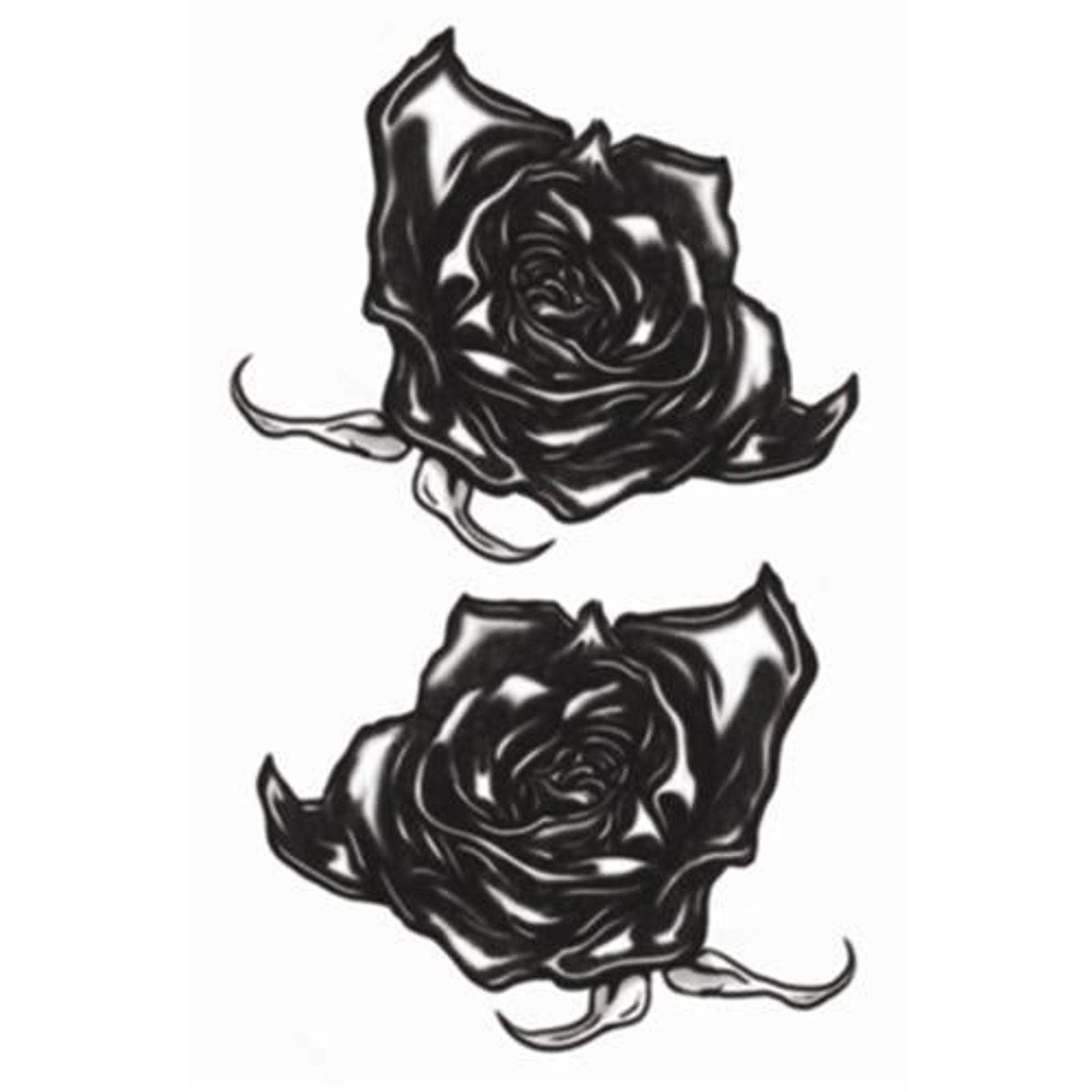 Temporary Tattoos- Black Roses