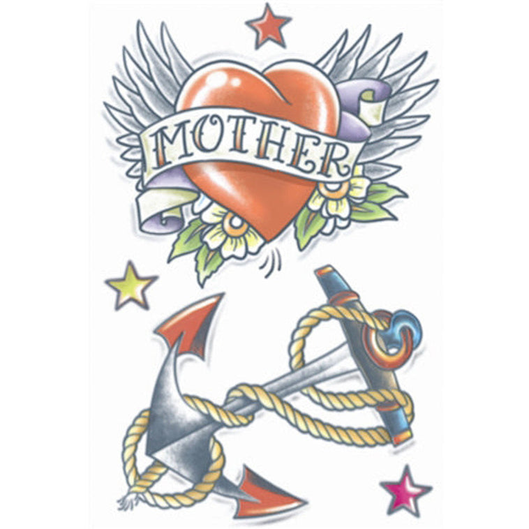 Temporary Tattoos- Heart / Anchor