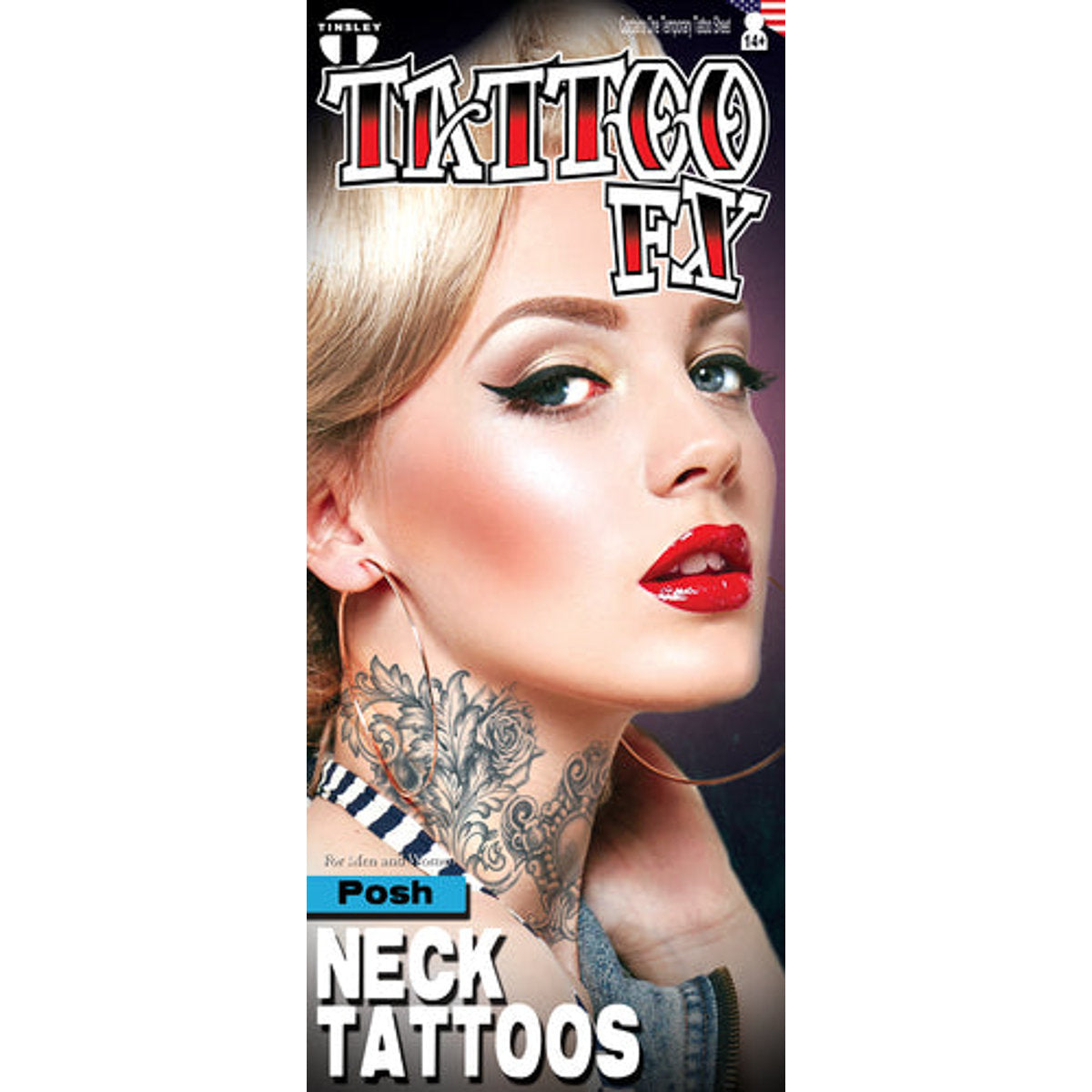 Temporary Tattoos- Posh Neck Tattoo