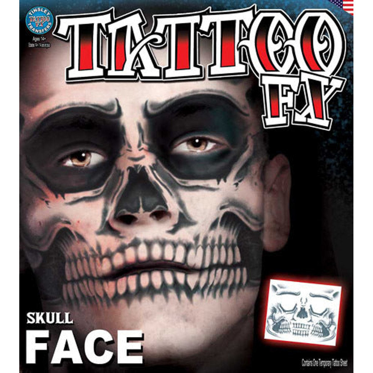 Temporary Tattoos- Skull Face