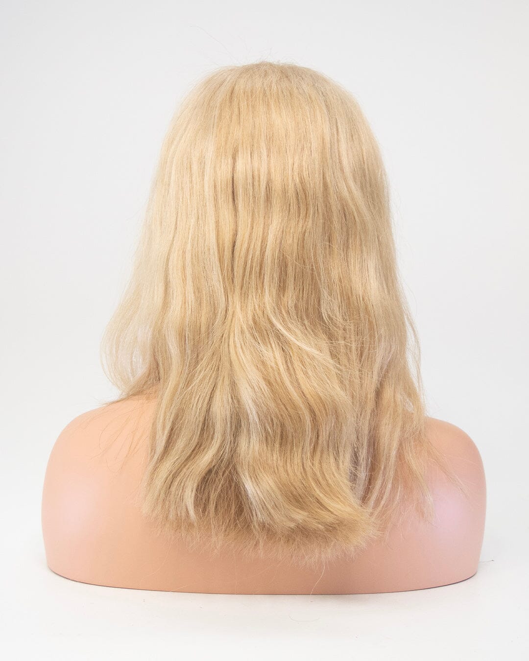 Warm Blonde 44cm Lace Front Human Hair Wig
