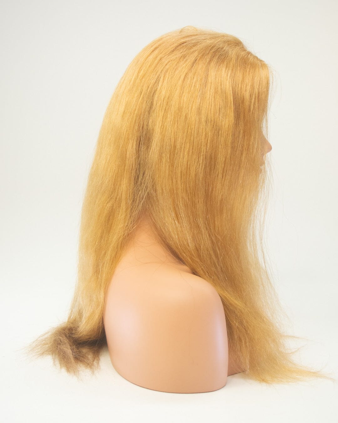 Warm Blonde 65cm Lace Front Human Hair Wig