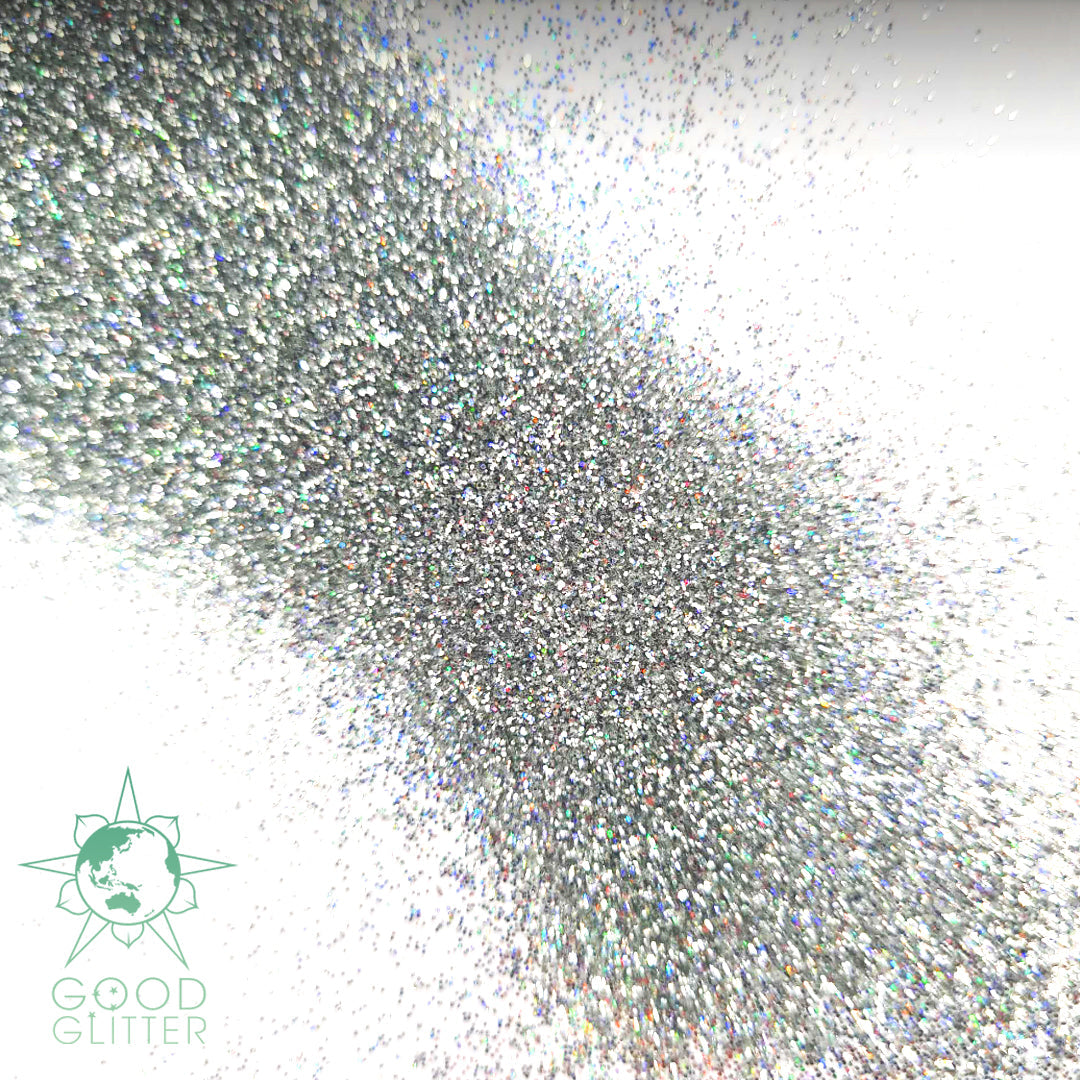 Biodegradable Holographic Silver Cosmetic Grade Glitter .008 Ultrafine –  Glittery - Your #1 source for all kinds of glitter products!