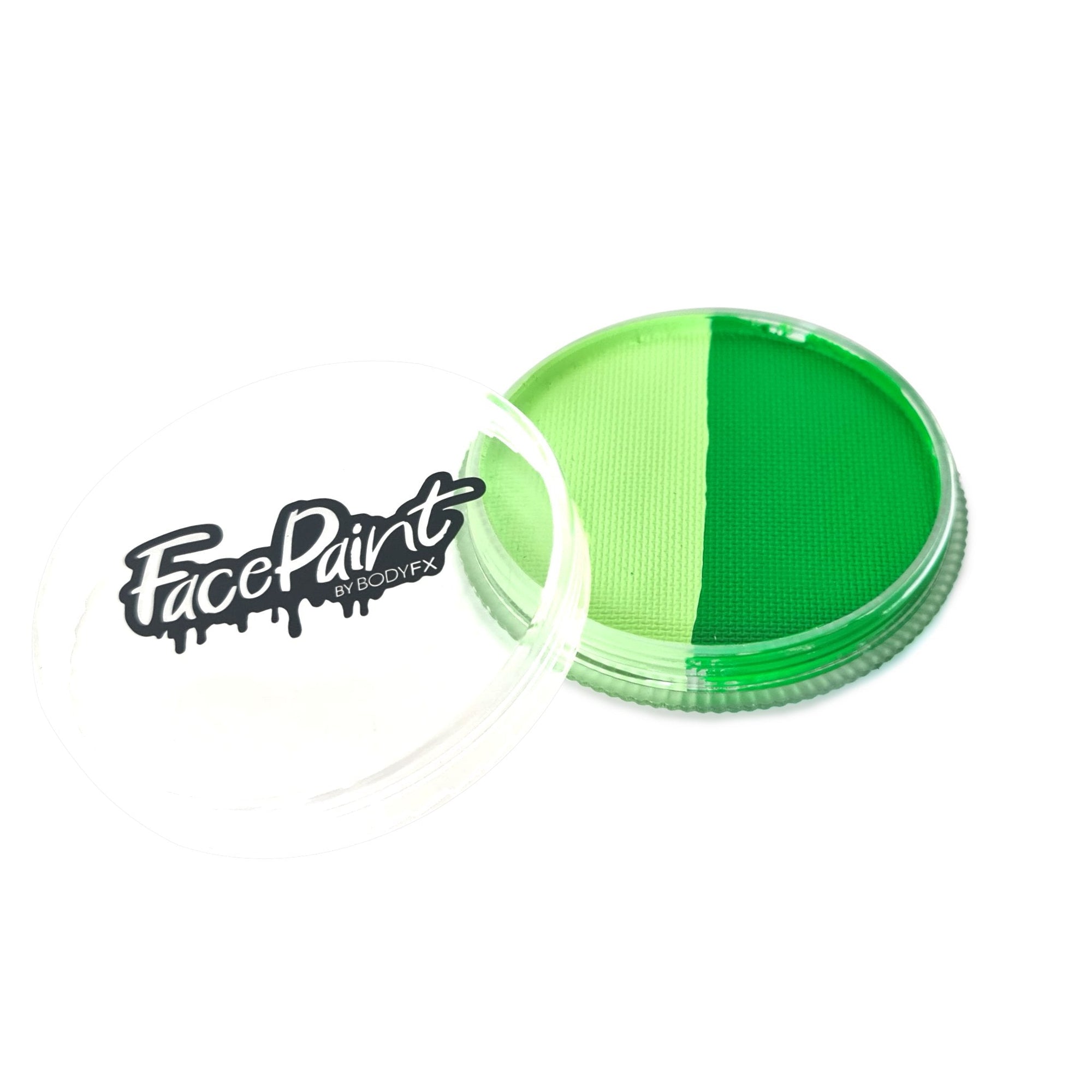 DUO FACE PAINT - NEON GREEN / PASTEL GREEN