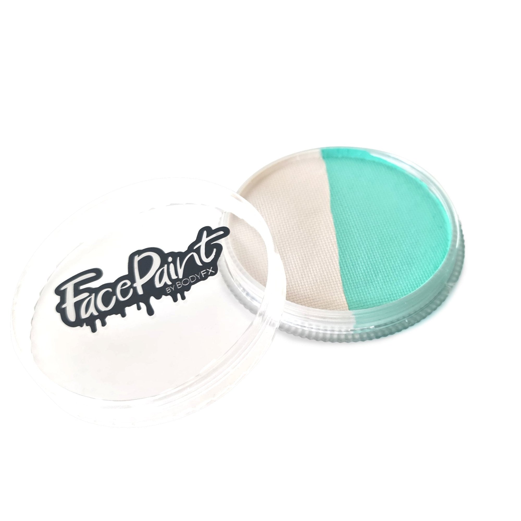 DUO FACE PAINT - NEON WHITE / PASTEL TEAL