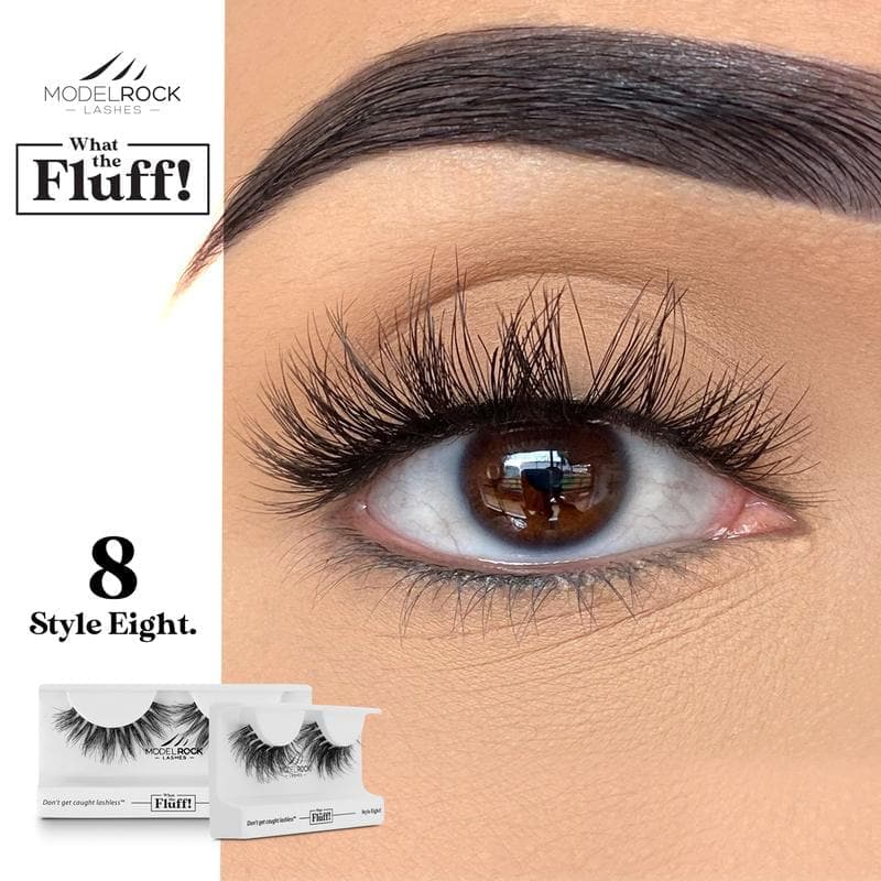 MODEL ROCK LASHES- WHAT THE FLUFF ! 'STYLE EIGHT'