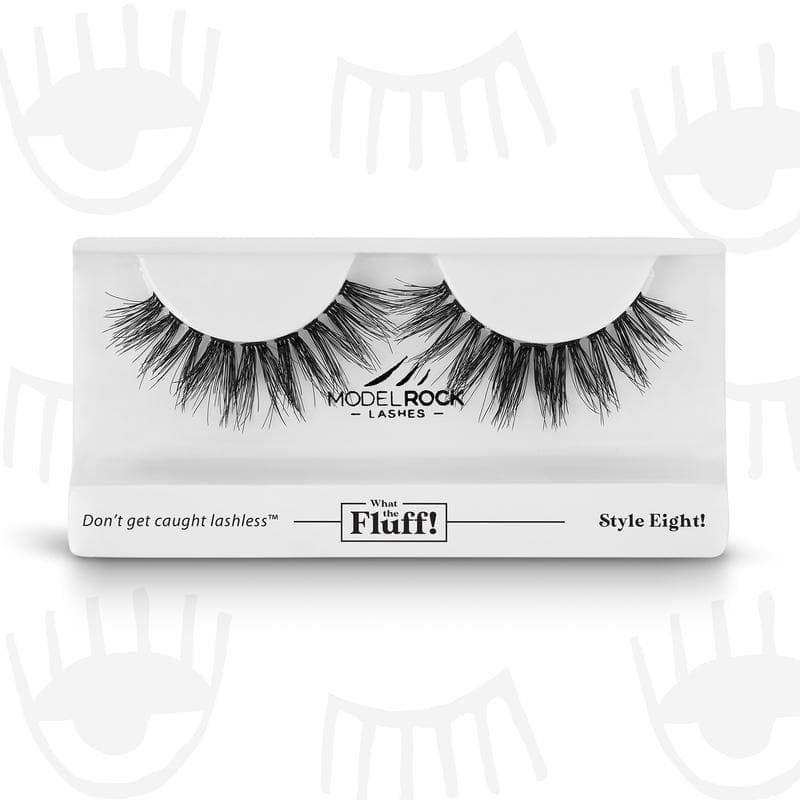 MODEL ROCK LASHES- WHAT THE FLUFF ! &#39;STYLE EIGHT&#39;