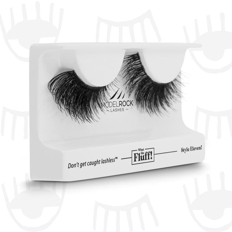 MODEL ROCK LASHES- WHAT THE FLUFF ! &#39;STYLE ELEVEN&#39;