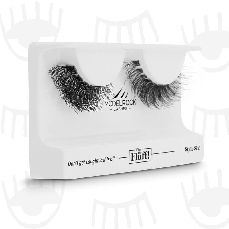 MODEL ROCK LASHES- WHAT THE FLUFF ! &#39;STYLE SIX&#39;