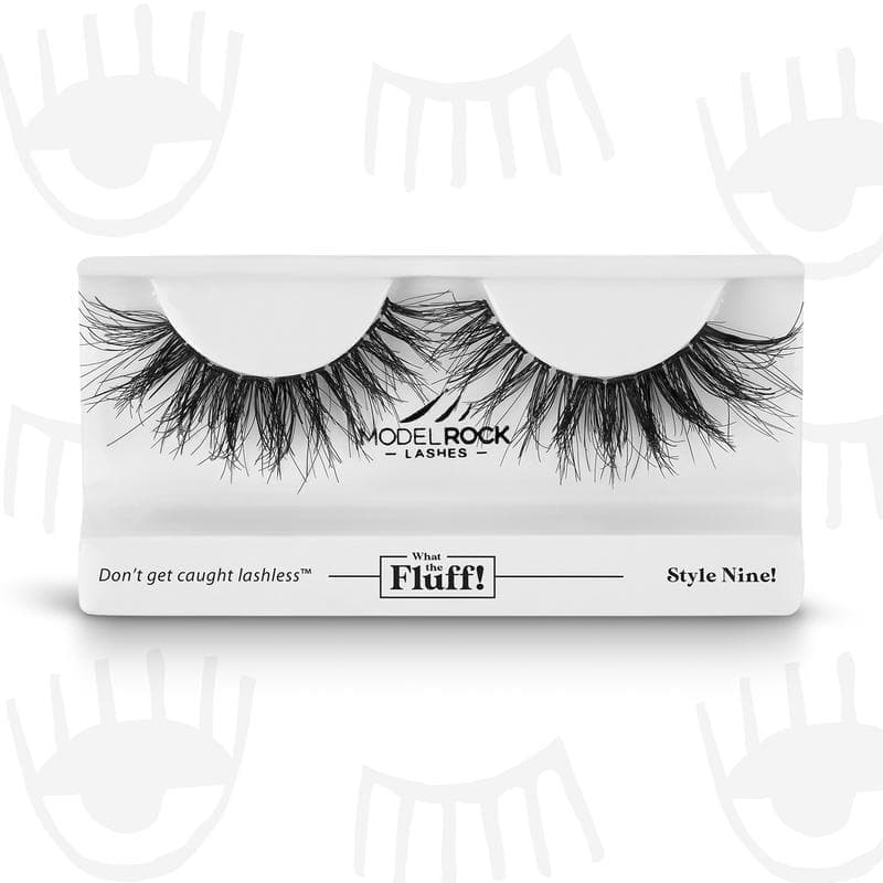 MODEL ROCK LASHES- WHAT THE FLUFF ! &#39;STYLE TEN&#39;
